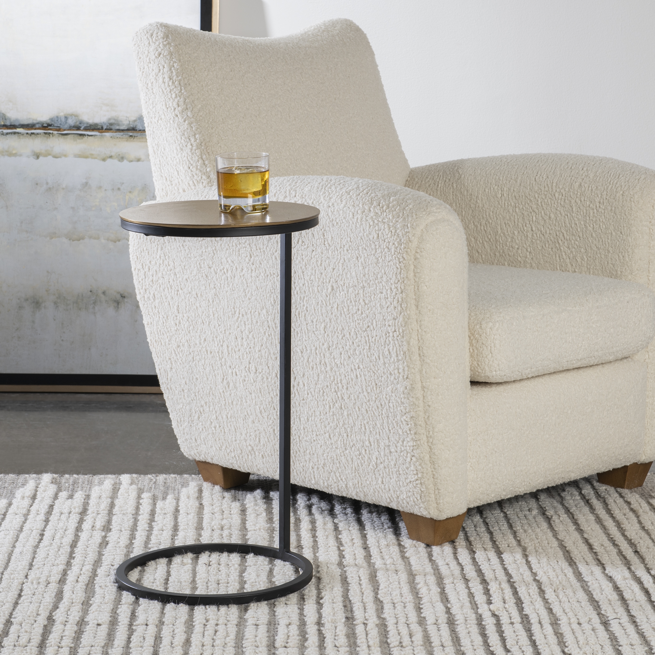 Brunei Gold Accent/Drink Table - Image 3