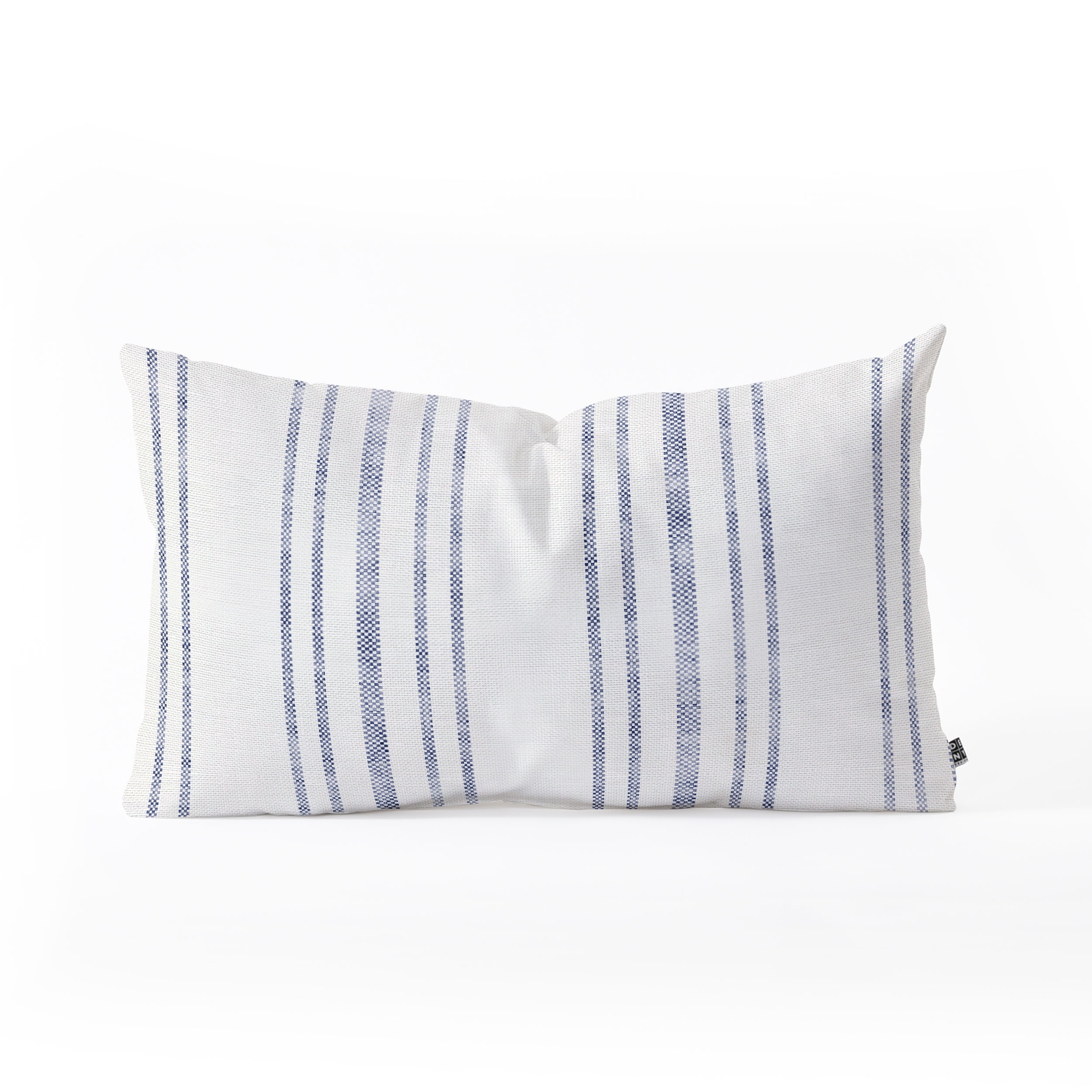 Aegean Multi Stripe by Holli Zollinger - Oblong Throw Pillow 26" x 16" - Image 0