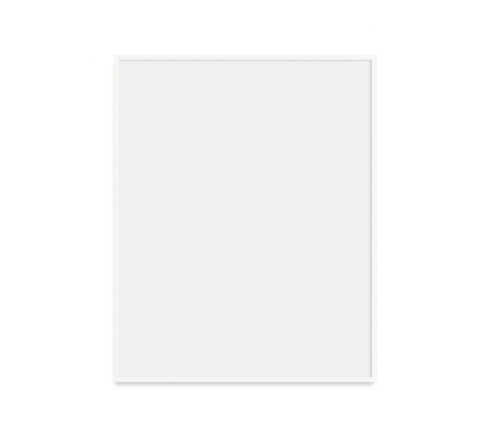 Metal Gallery Frame, No Mat, 24x30 - Bright White - Image 0