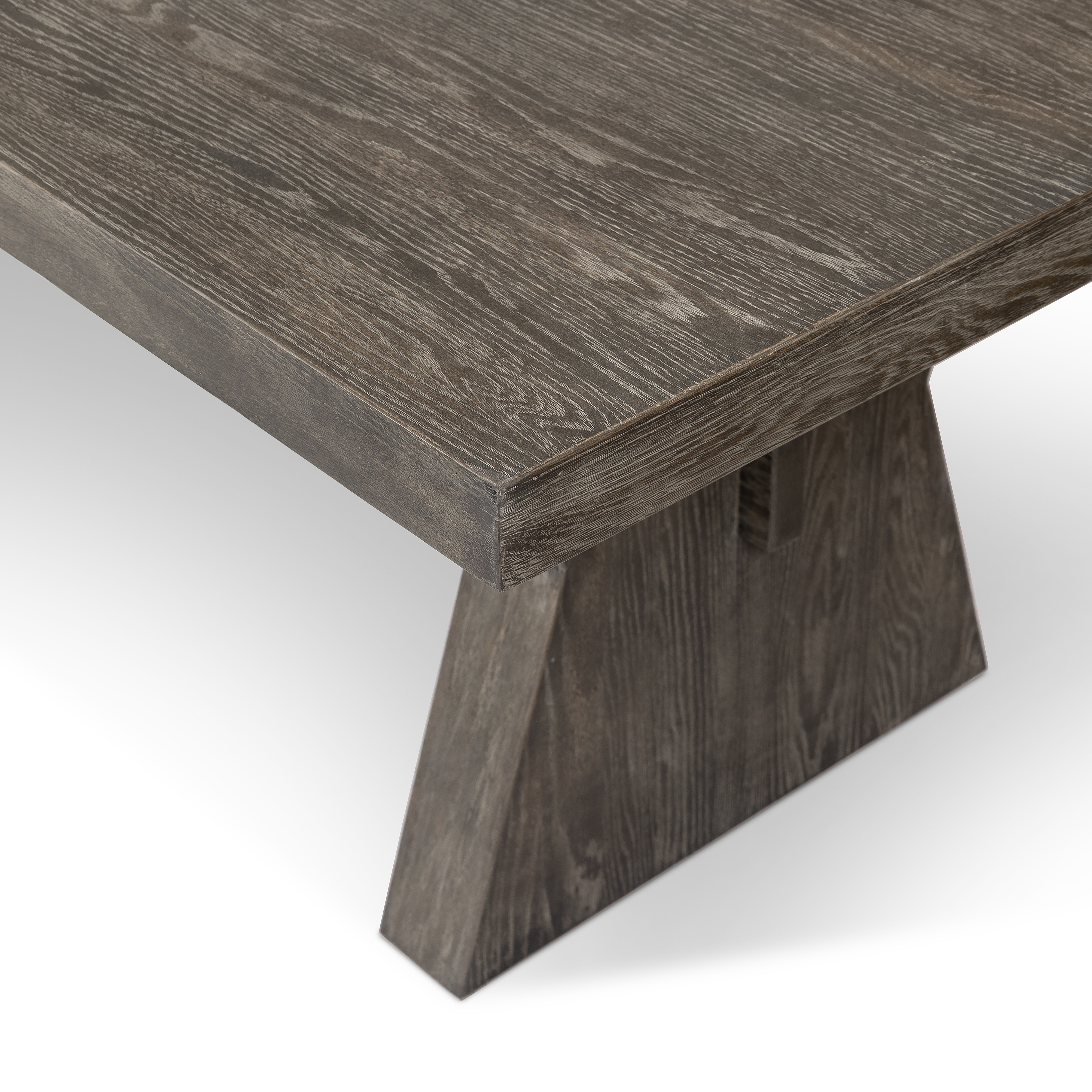 Tia Dining Table-108"-Black Burnt Oak - Image 6