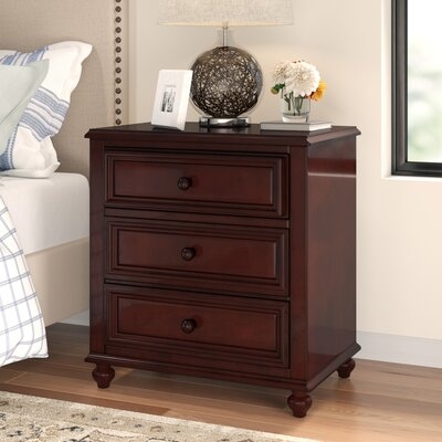 New Bedford Wooden 2 Drawer Nightstand - Image 0