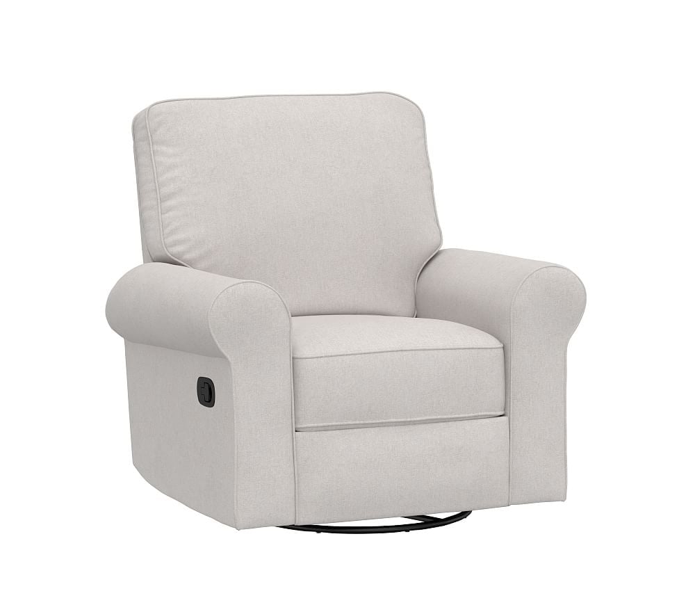 Comfort Recliner, Brushed Chenille, Dove - Image 0