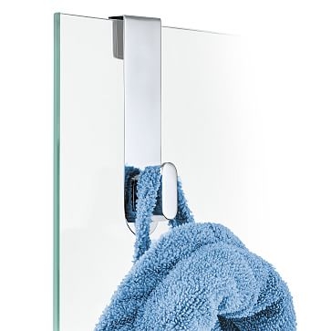 Areo Shower Door Hook, Stainless Steel - Image 1
