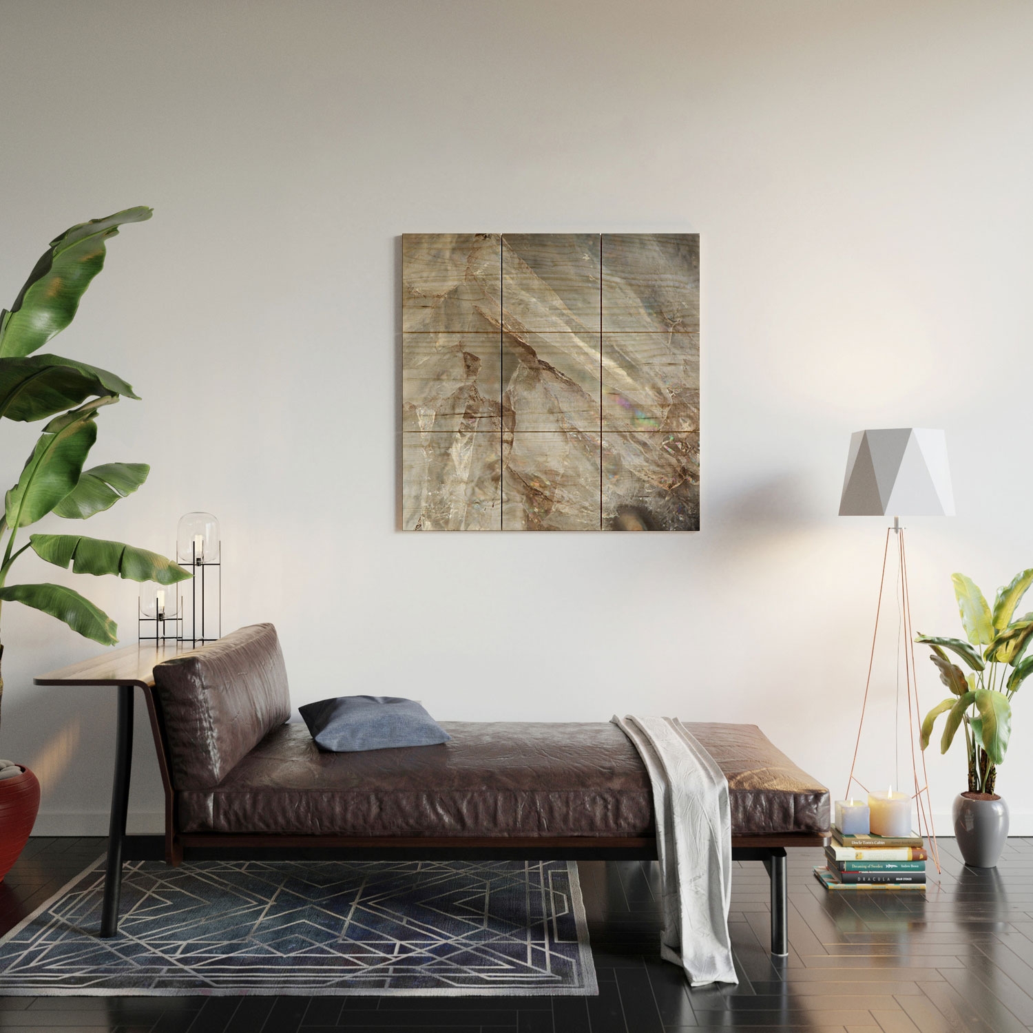Crystalize by Bree Madden - Wood Wall Mural3' X 3' (Nine 12" Wood Squares) - Image 3