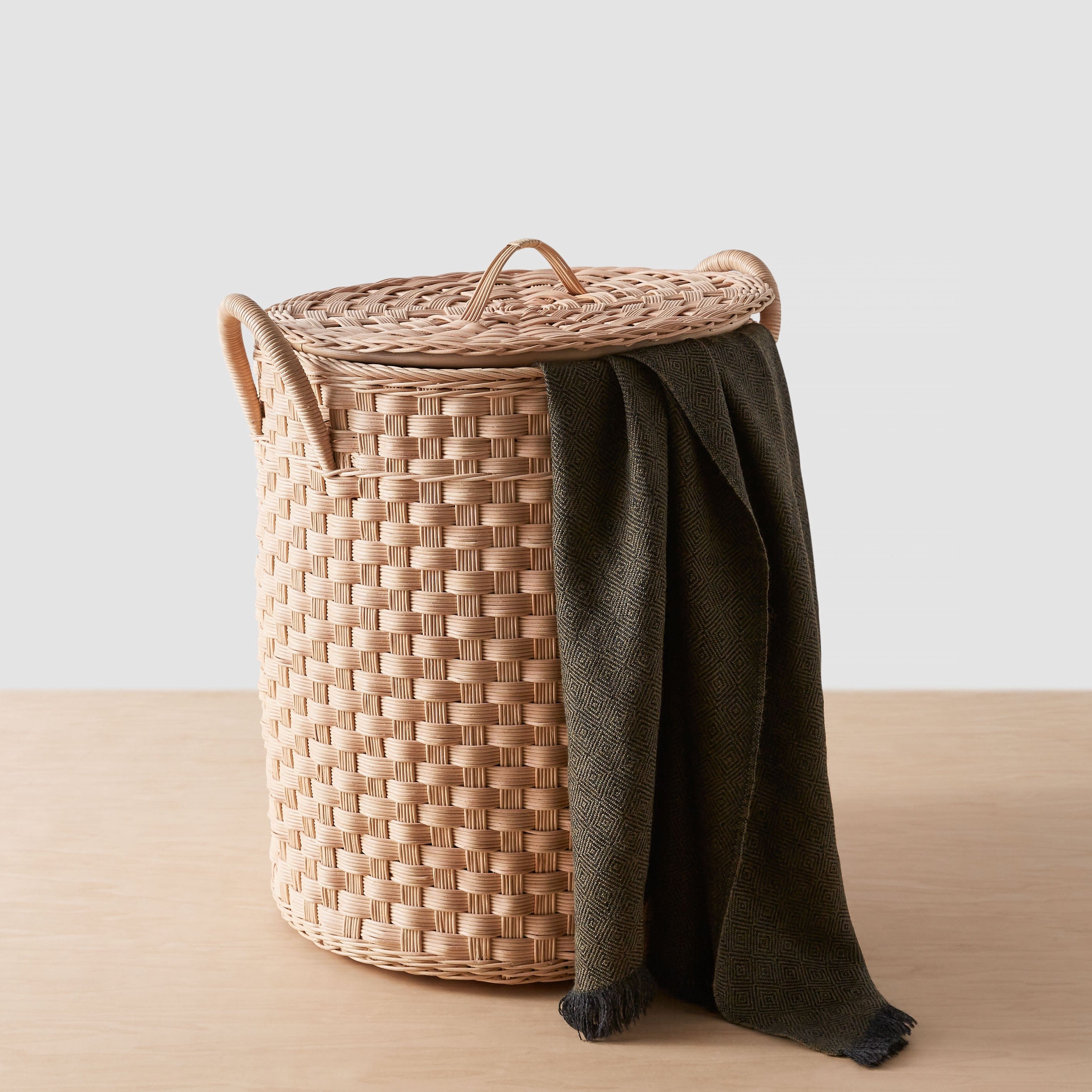 The Citizenry Kawi Wicker Storage Basket | Large | Tan/Beige - Image 5