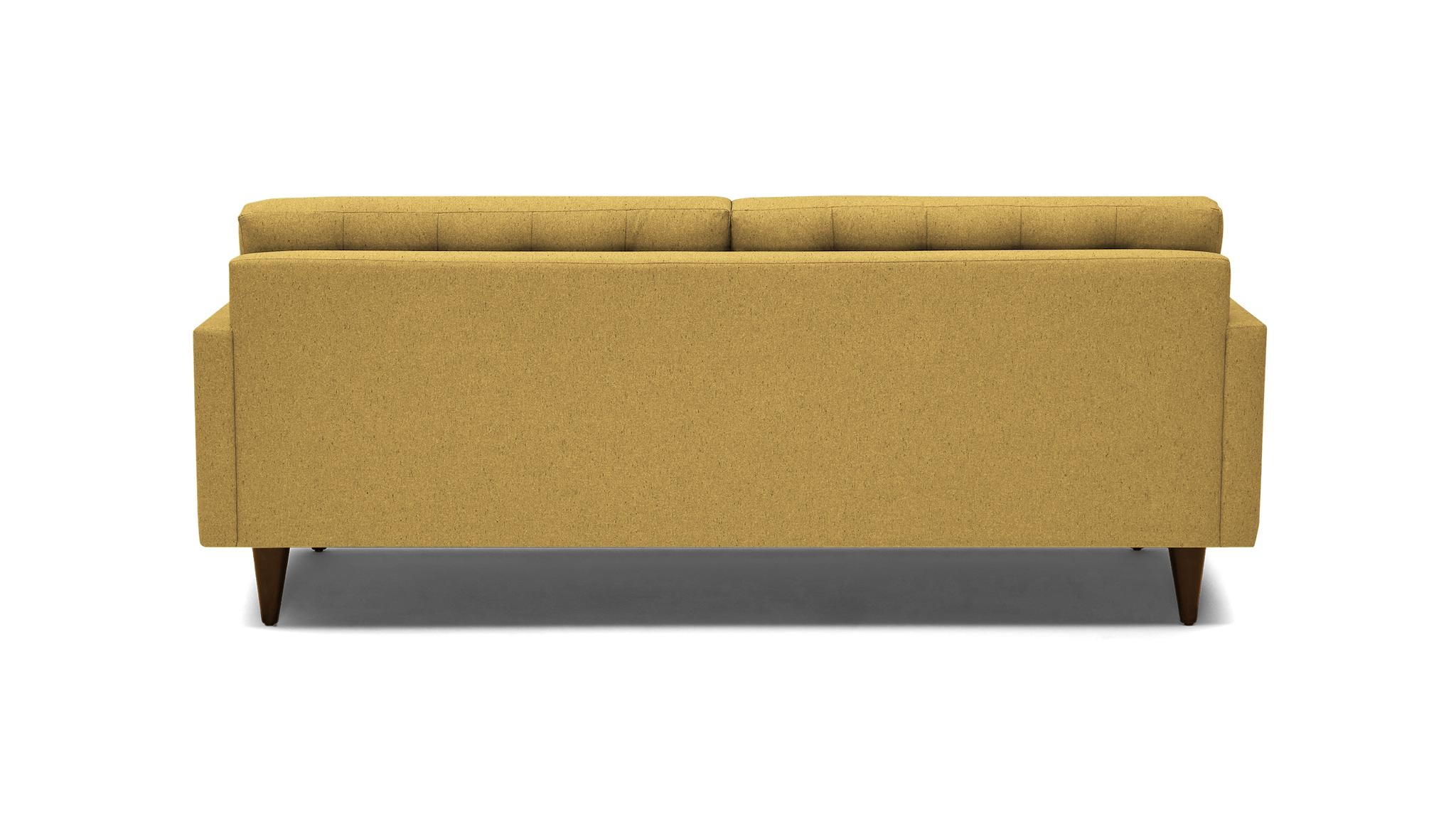 Yellow Eliot Mid Century Modern Sofa - Bentley Daisey - Mocha - Image 4