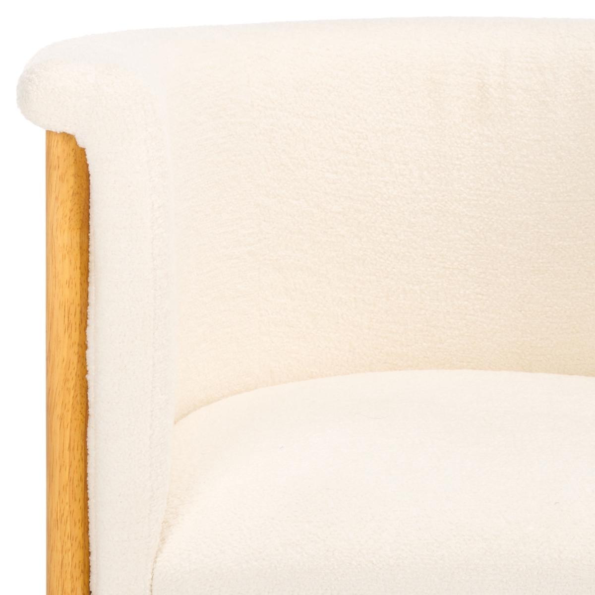 Katemarie Boucle Arm Chair - Ivory/Natural - Image 2