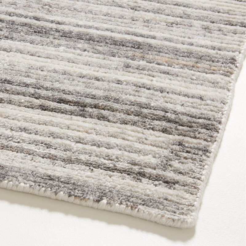 Antwerp Performance Handwoven Light Grey Area Rug 6'x9' - Image 2