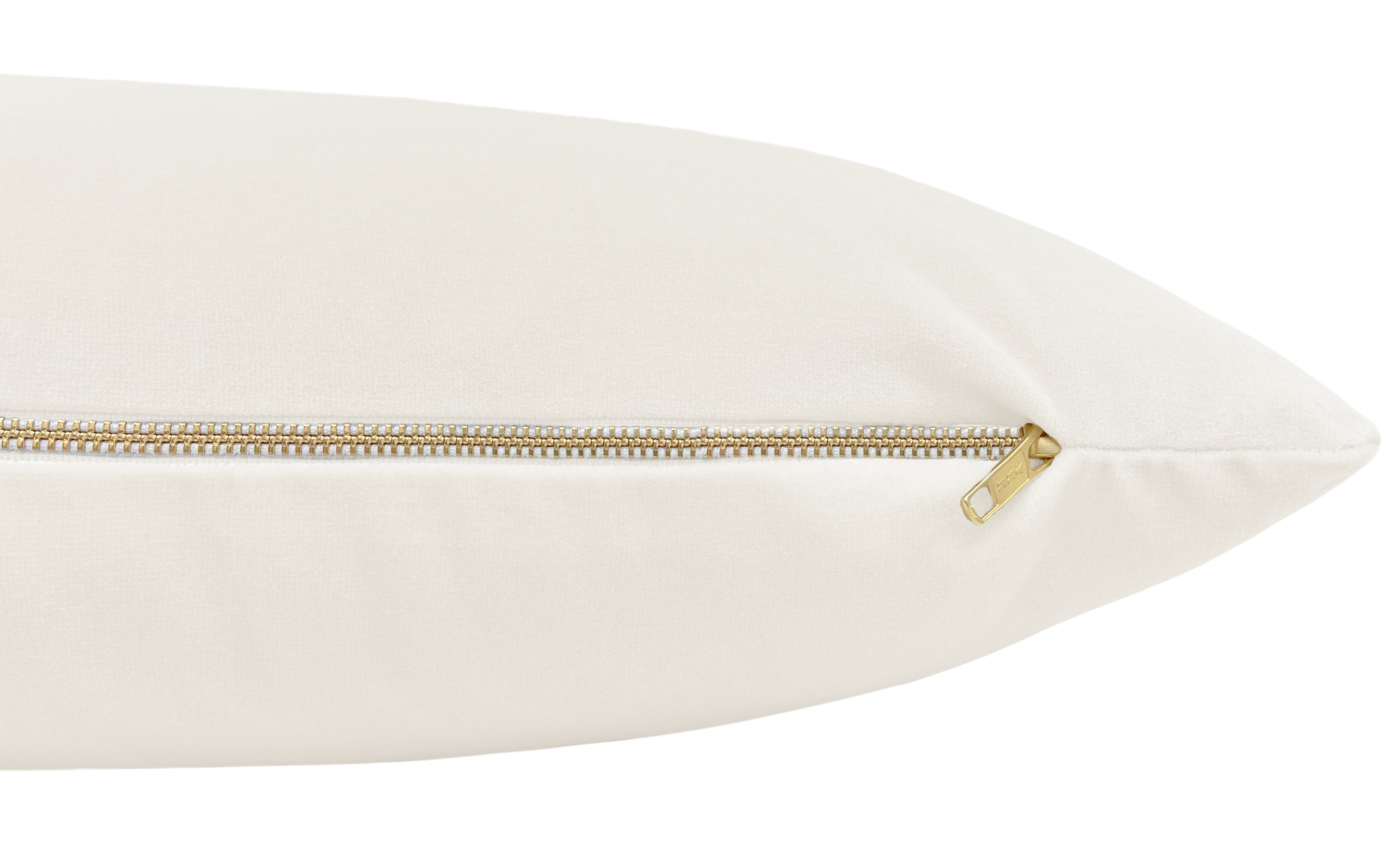 THE XL LUMBAR :: SIGNATURE VELVET // ALABASTER - 14" X 48" - Image 1