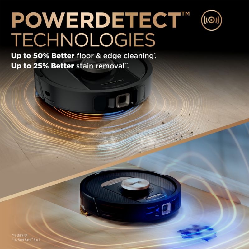 Shark PowerDetect 2-in-1 Robot Vacuum and Mop with NeverTouch Pro Base - Image 2