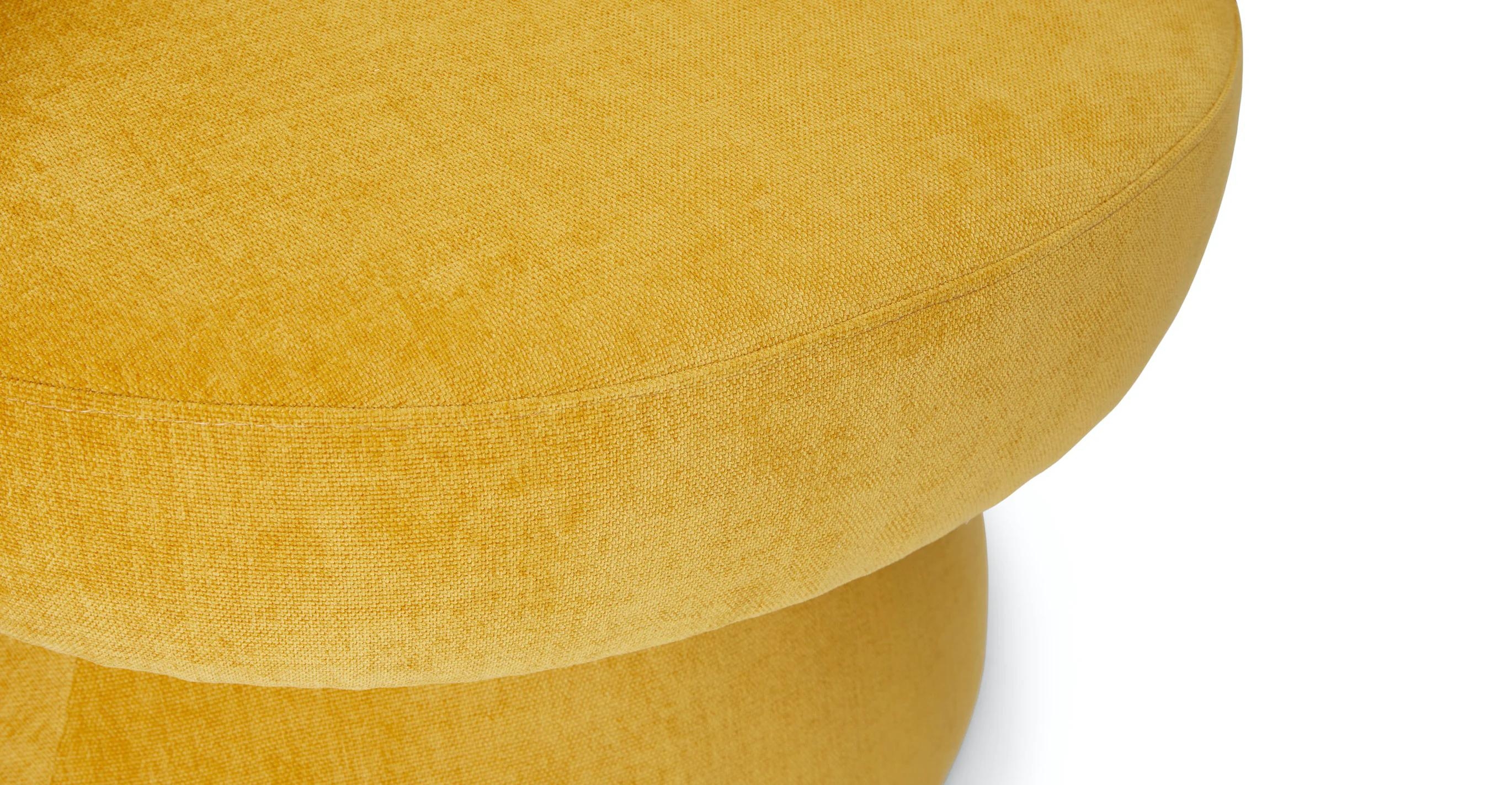 Makeva Marigold Yellow Swivel Chair - Image 8
