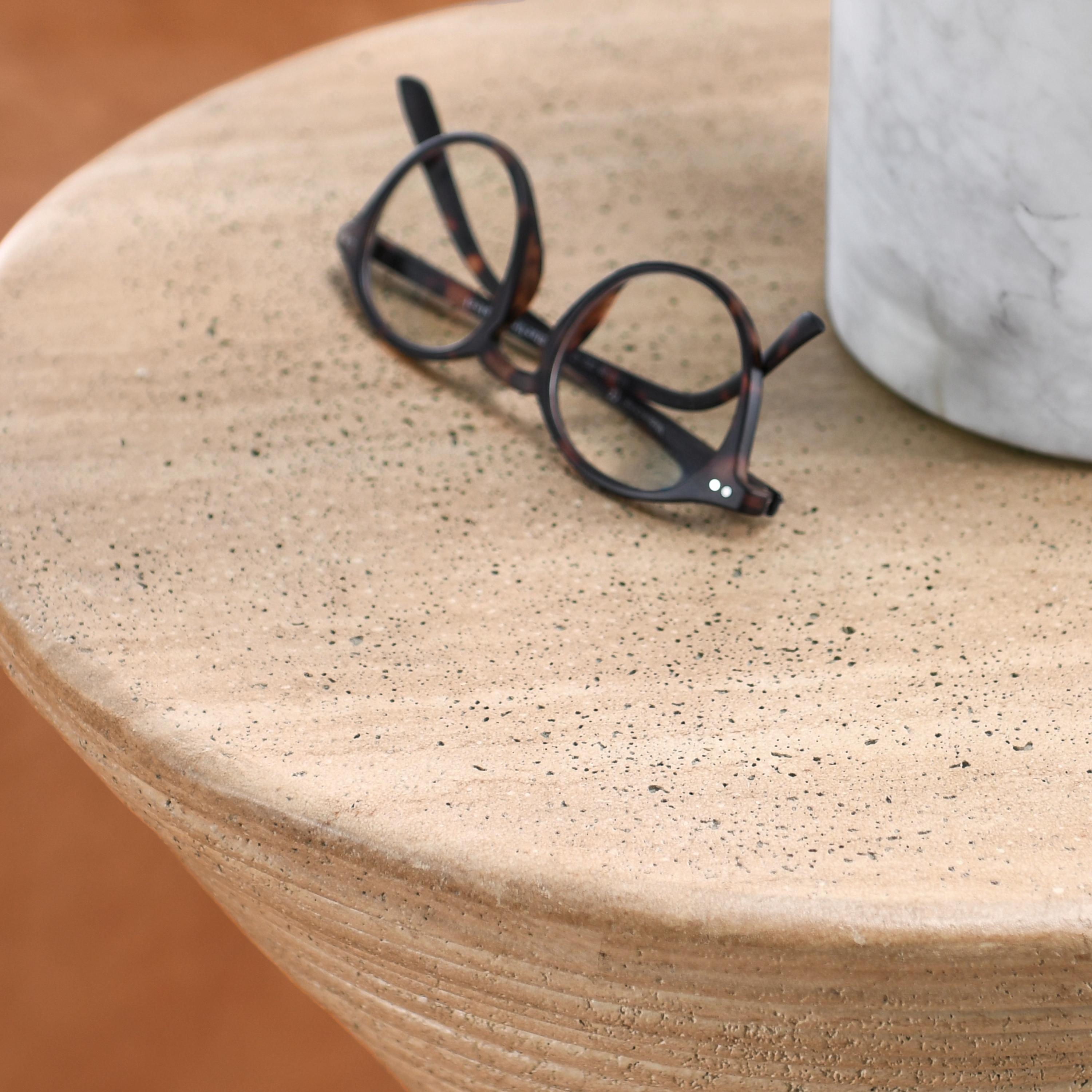 Fern Outdoor Accent Table Beige - Image 4