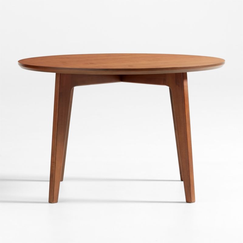 Tatum Walnut Wood Round Kids Play Table - Image 1