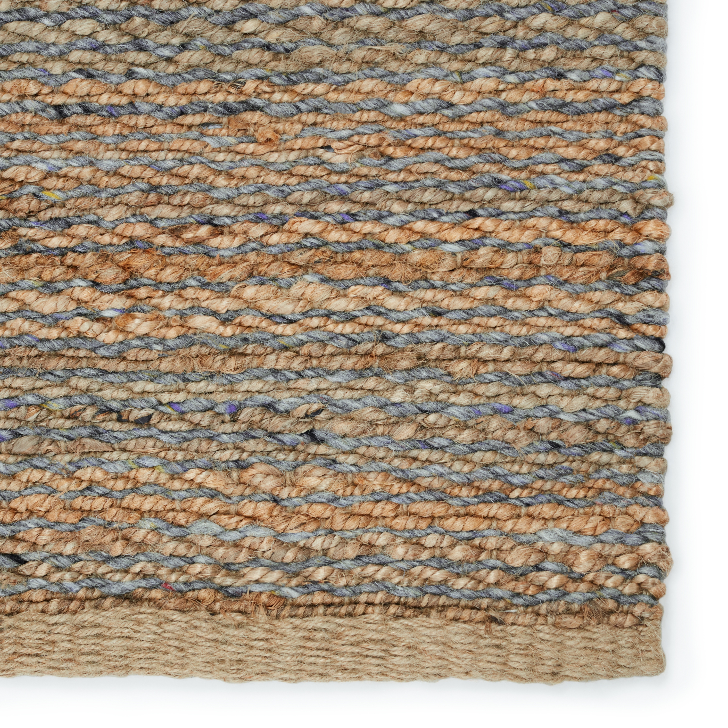 Kate Lester + Rosier Handmade Solid Beige/ Gray Area Rug (8'X10') - Image 3