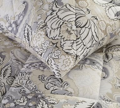 Celeste Percale Comforter, Full/Queen - Image 1