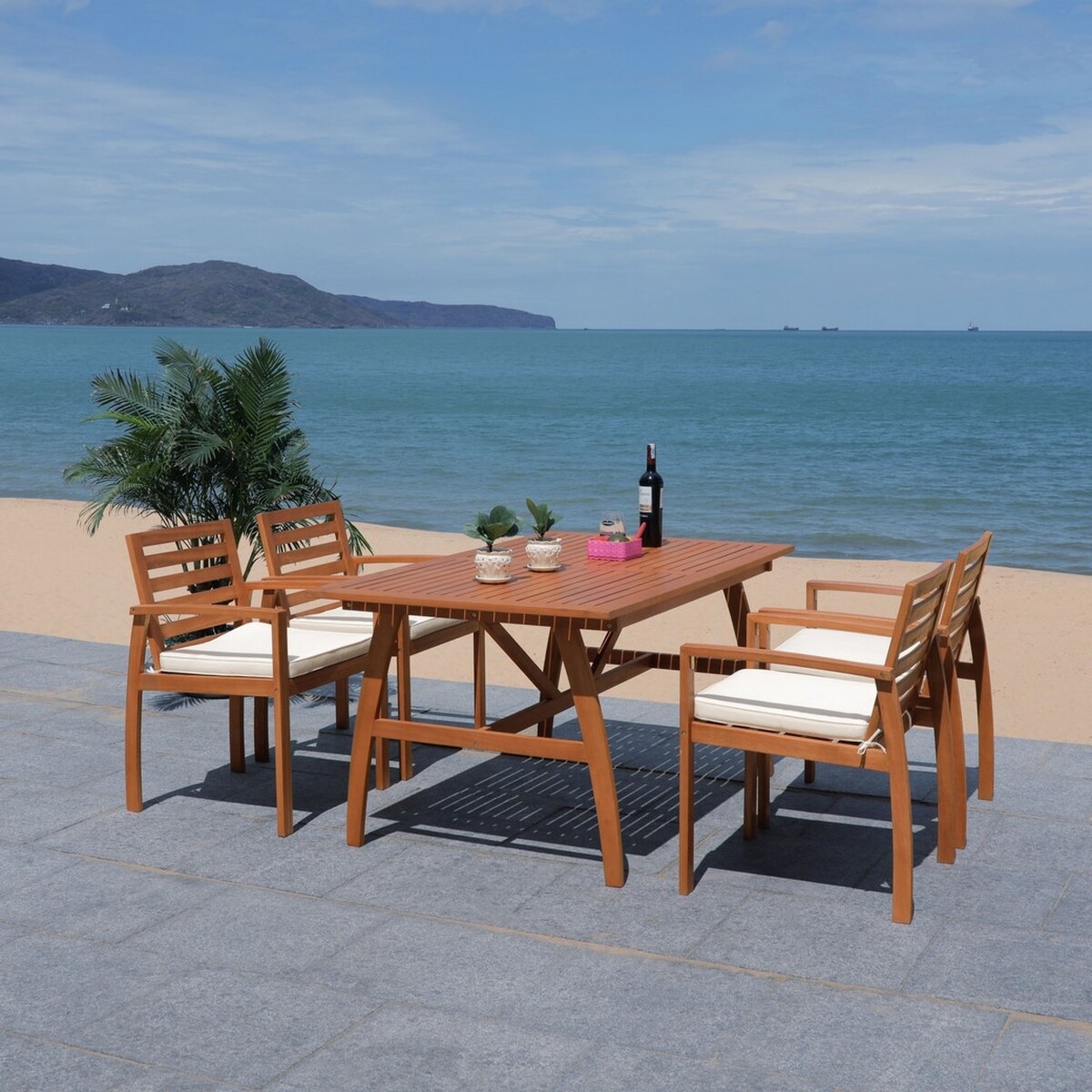 Venly Dining Set - Natural/Beige - Safavieh - Image 8