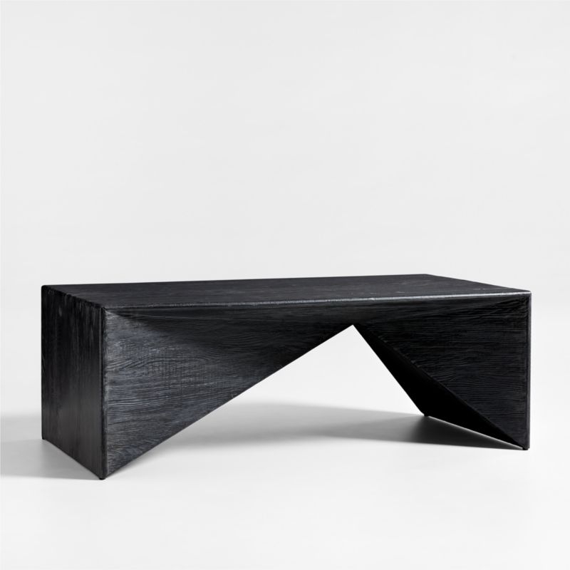 Nord Charcoal Rectangular Wood Coffee Table - Image 2