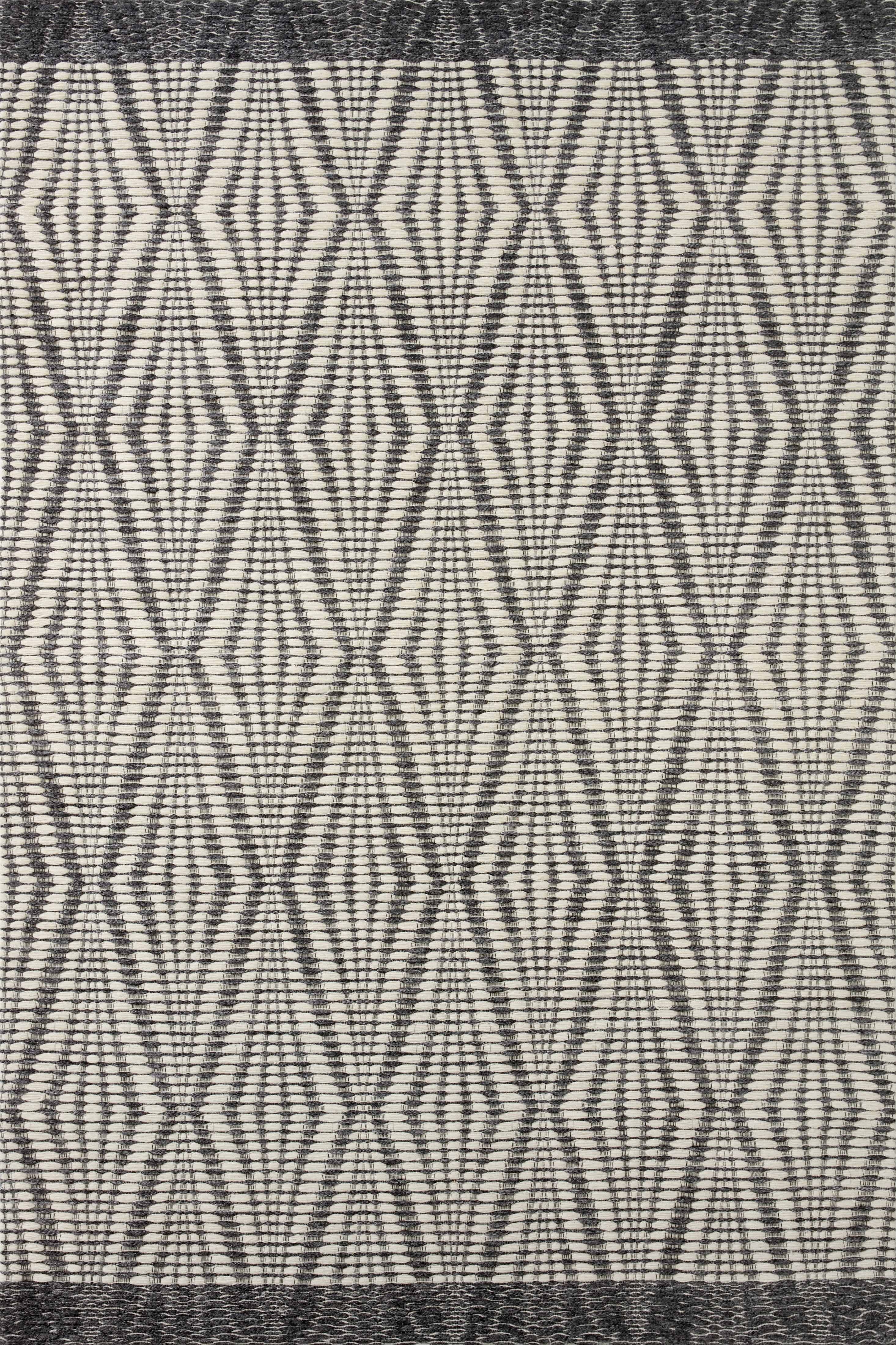 Loloi Kenzie Ivory / Charcoal 2'-3" x 3'-9" - Image 0
