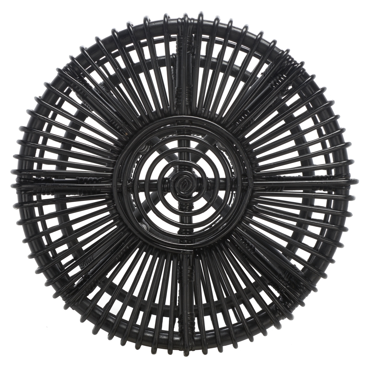 Jabez Round Accent Table - Black - Safavieh - Image 4