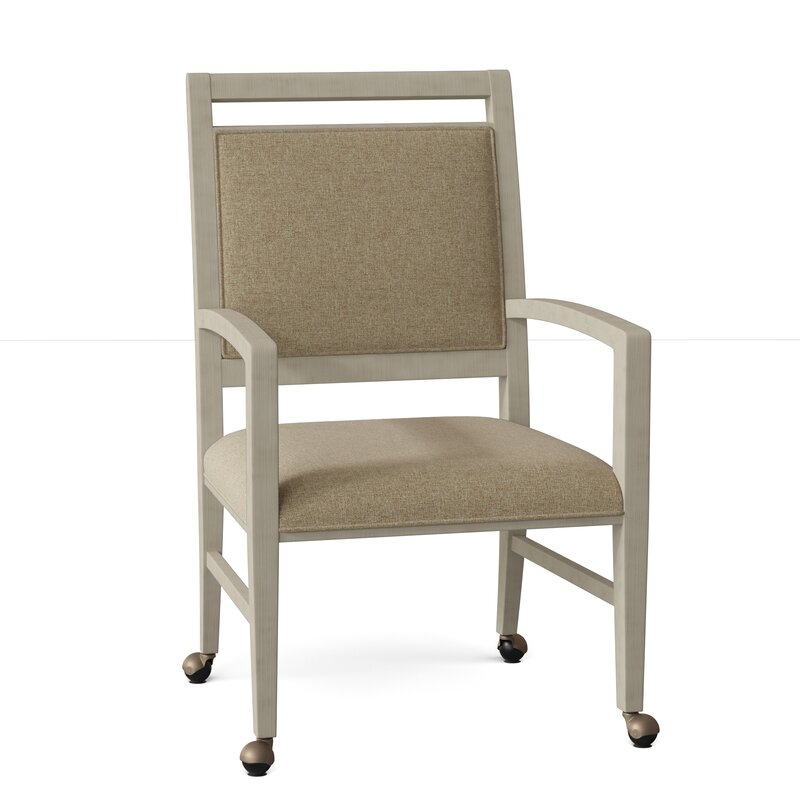 Fairfield Chair Preston Upholstered King Louis Back Arm Chair - Image 0
