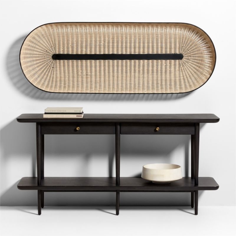 Bonita Woven Basket Wall Art - Image 1