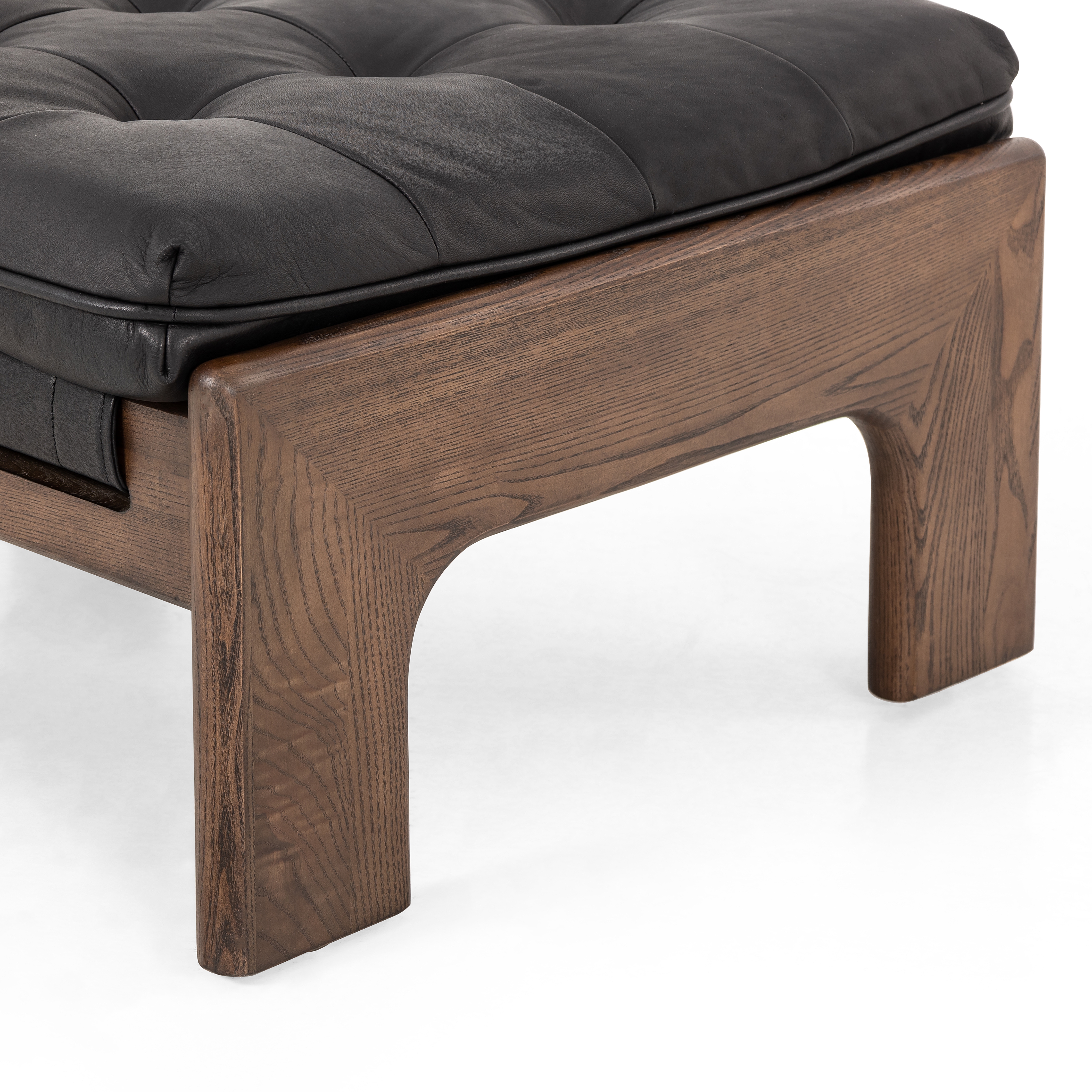 Halston Ottoman - Heirloom Black - Image 1