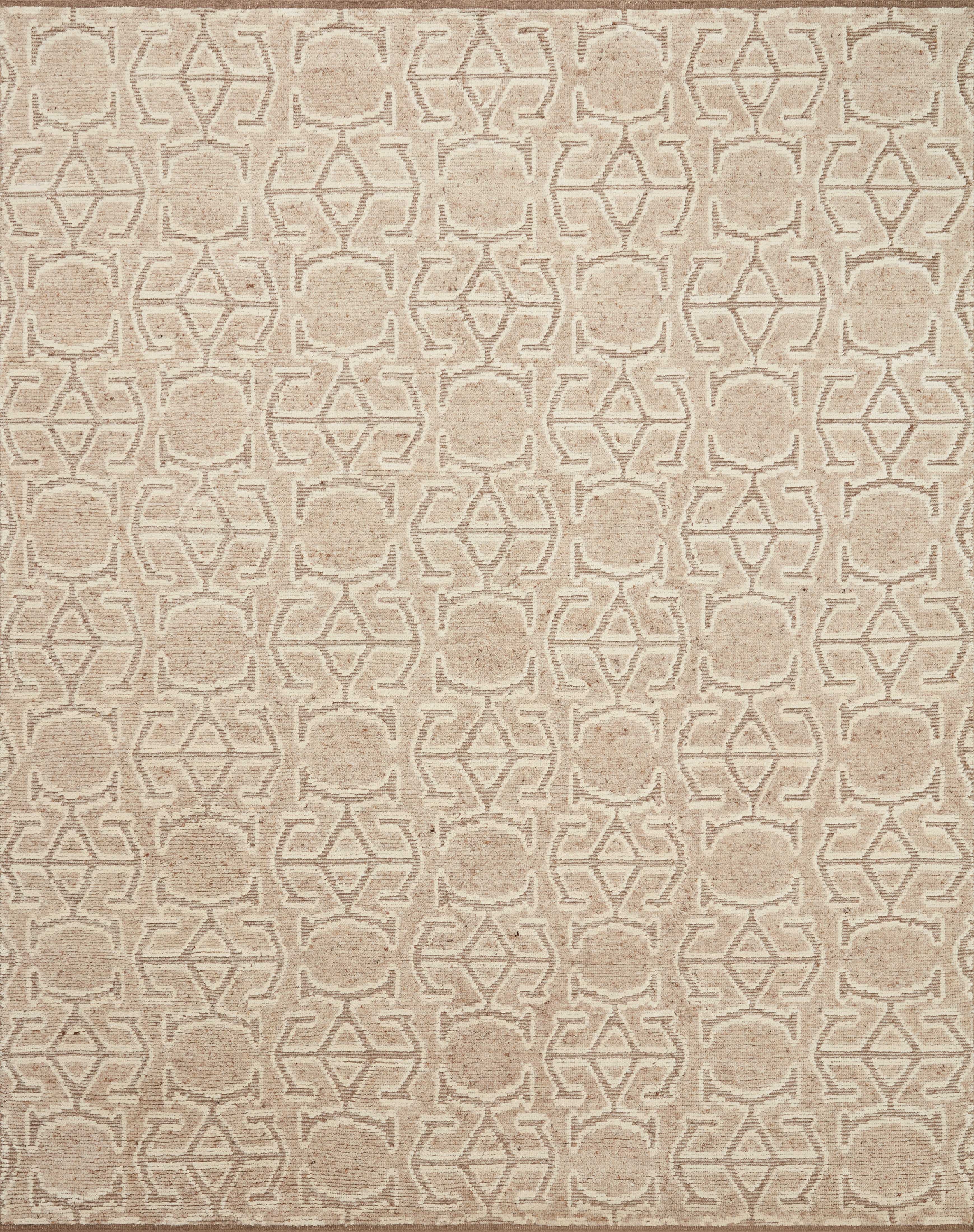 Carrier & Company x Loloi Franklin Beige / Taupe 18" x 18" Sample - Image 0