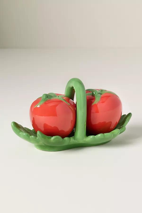 Tomato Dolomite Salt & Pepper Shakers - Image 0