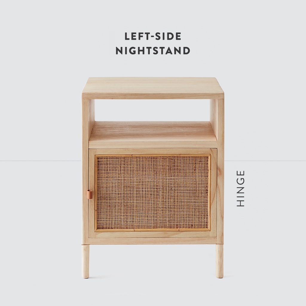 The Citizenry Kayan Nightstand Mindi & Cane | Light Wood - Image 5