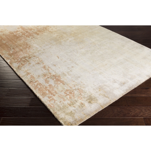 Watercolor Beige Indoor 2' x 3' Handmade Rug - Image 1
