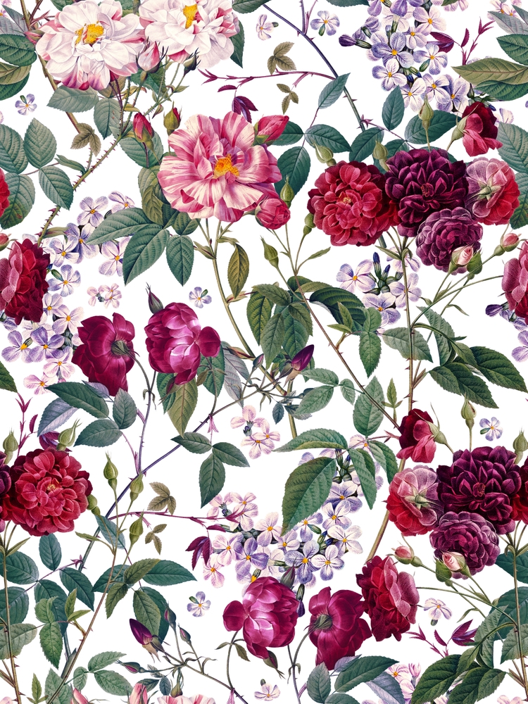 Rose Garden Iv Art Print by Burcu Korkmazyurek - X-Small - Image 1