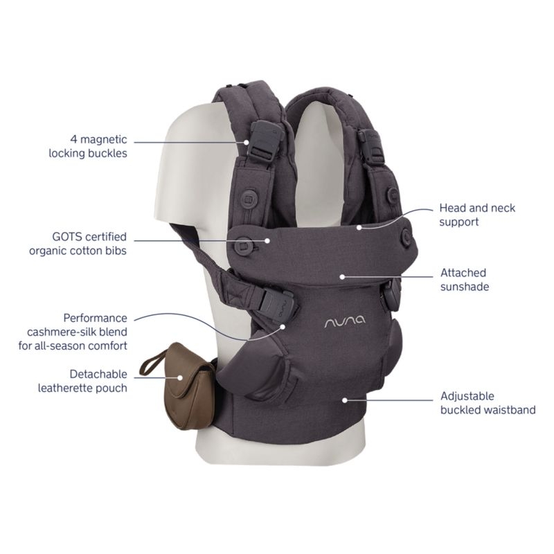 Nuna CUDL ™ Luxe Dusk 4-in-1 Baby Carrier - Image 6
