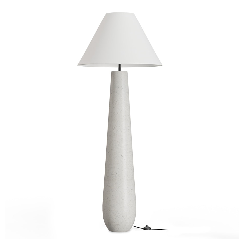 Pilar Floor Lamp - White Terrazzo - Image 0