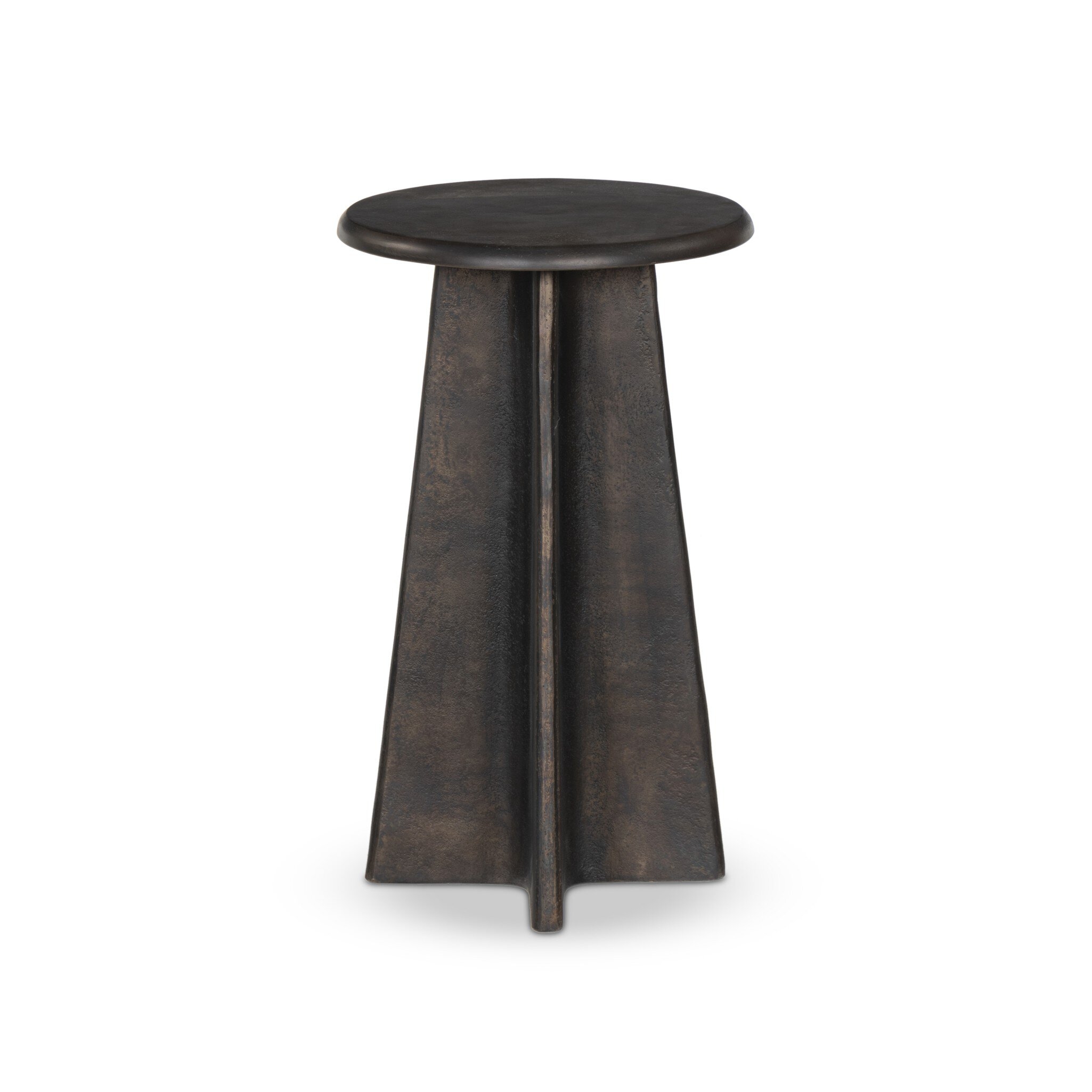 Remo End Table - Distressed Bronze - Image 0