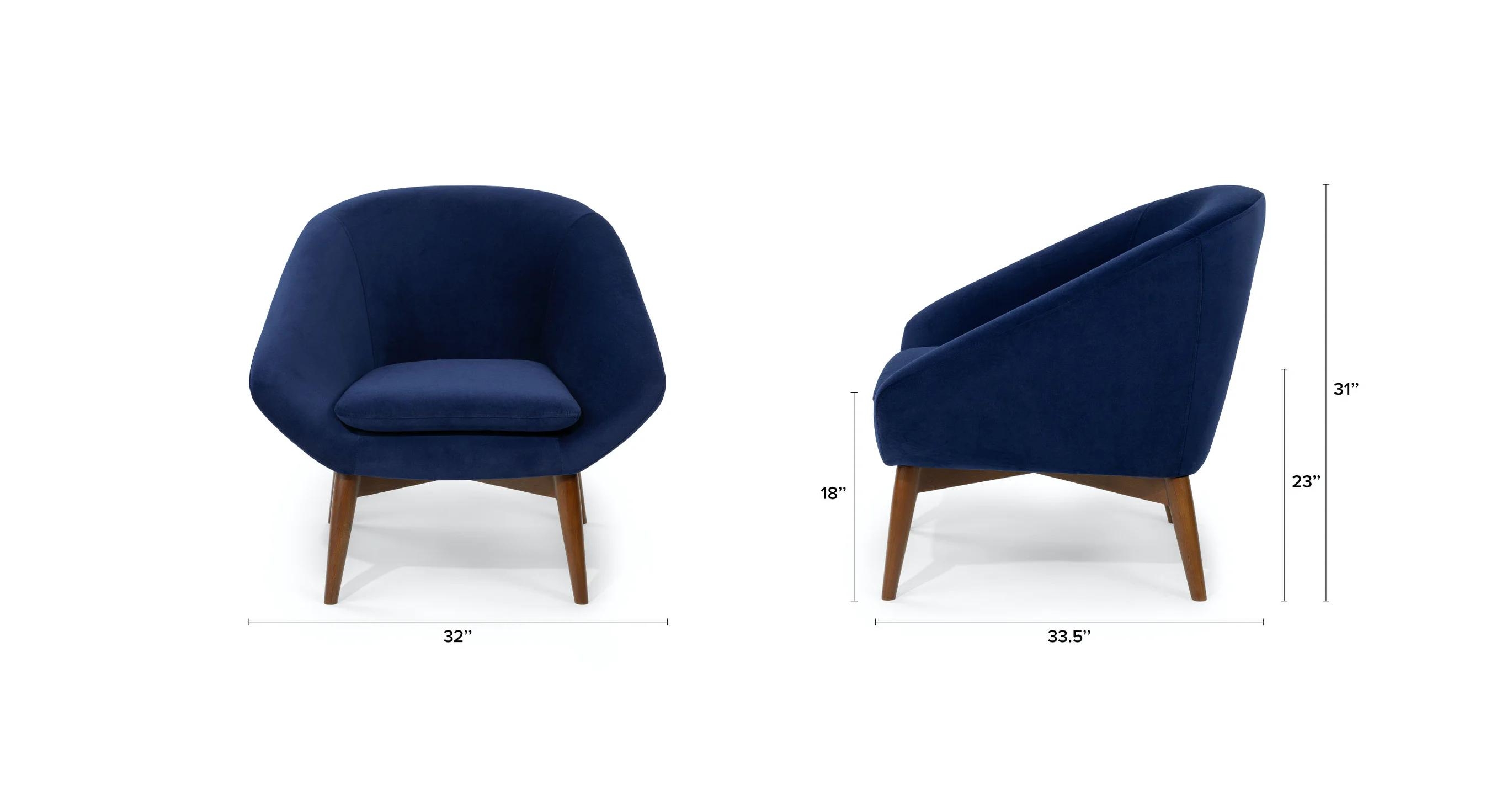 Resa Chair, Quill Blue - Image 7