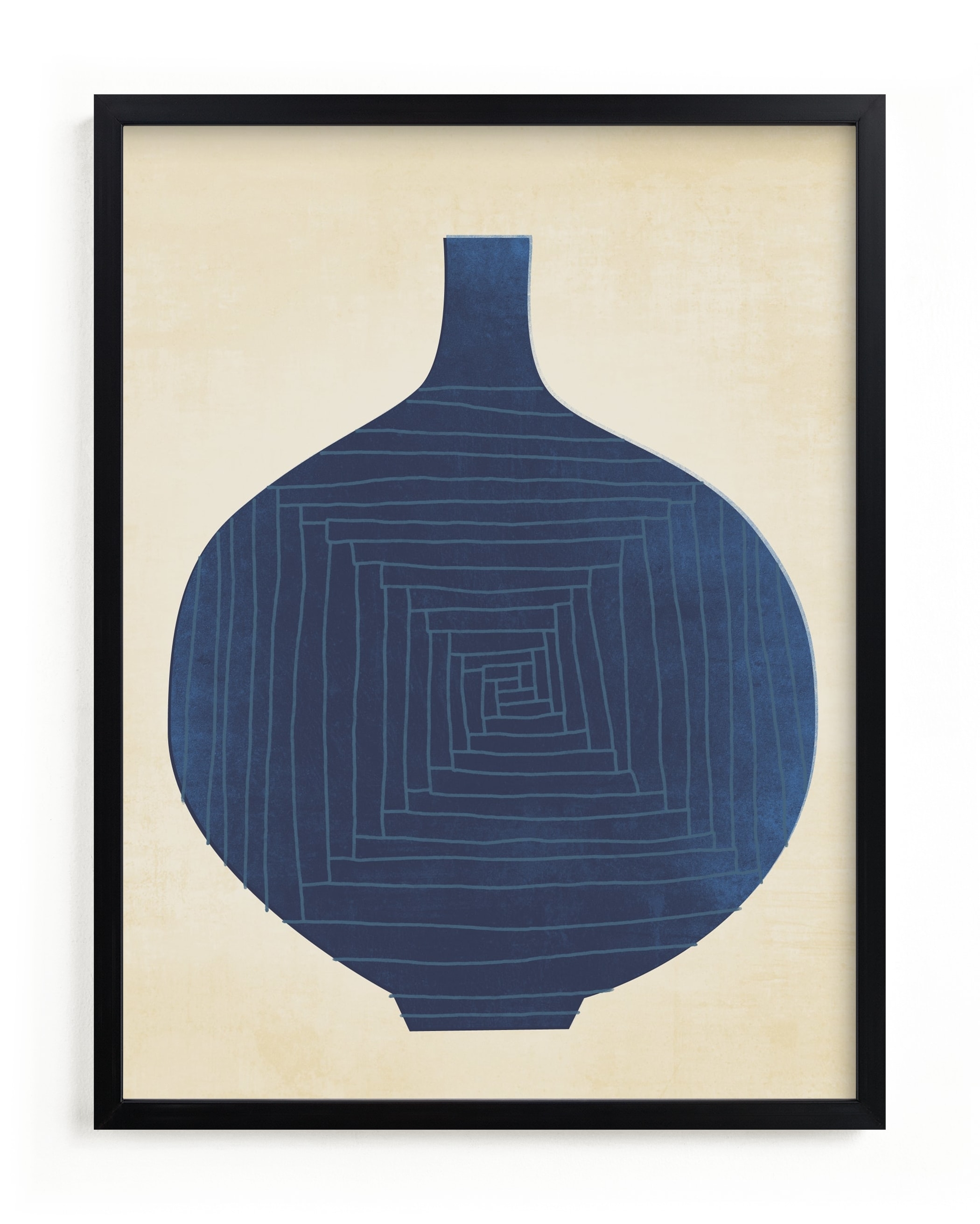 Vase Study In Blue Limited Edition Fine Art Print 2 - Image 0
