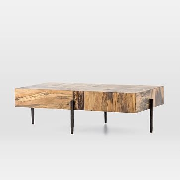 Spalted Primavera Wood Coffee Table - Image 1
