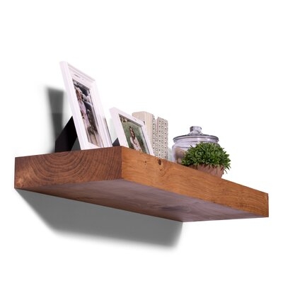 Brough Pine Solid Wood Floating Shelf - Image 0