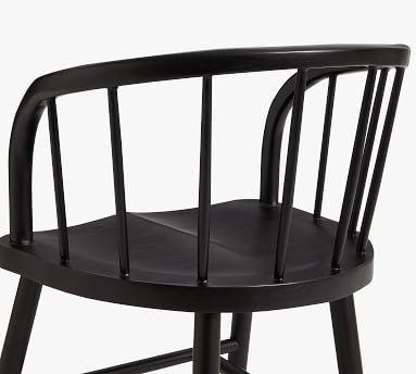 Captains Dining Armchair, Black - Image 2