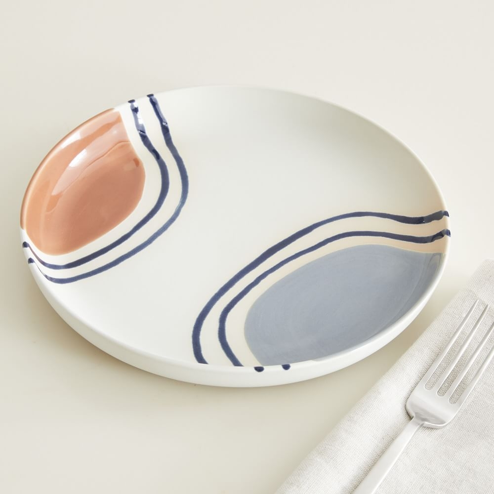 Sway Salad Plate, Multi, Painted, Individual - Image 0