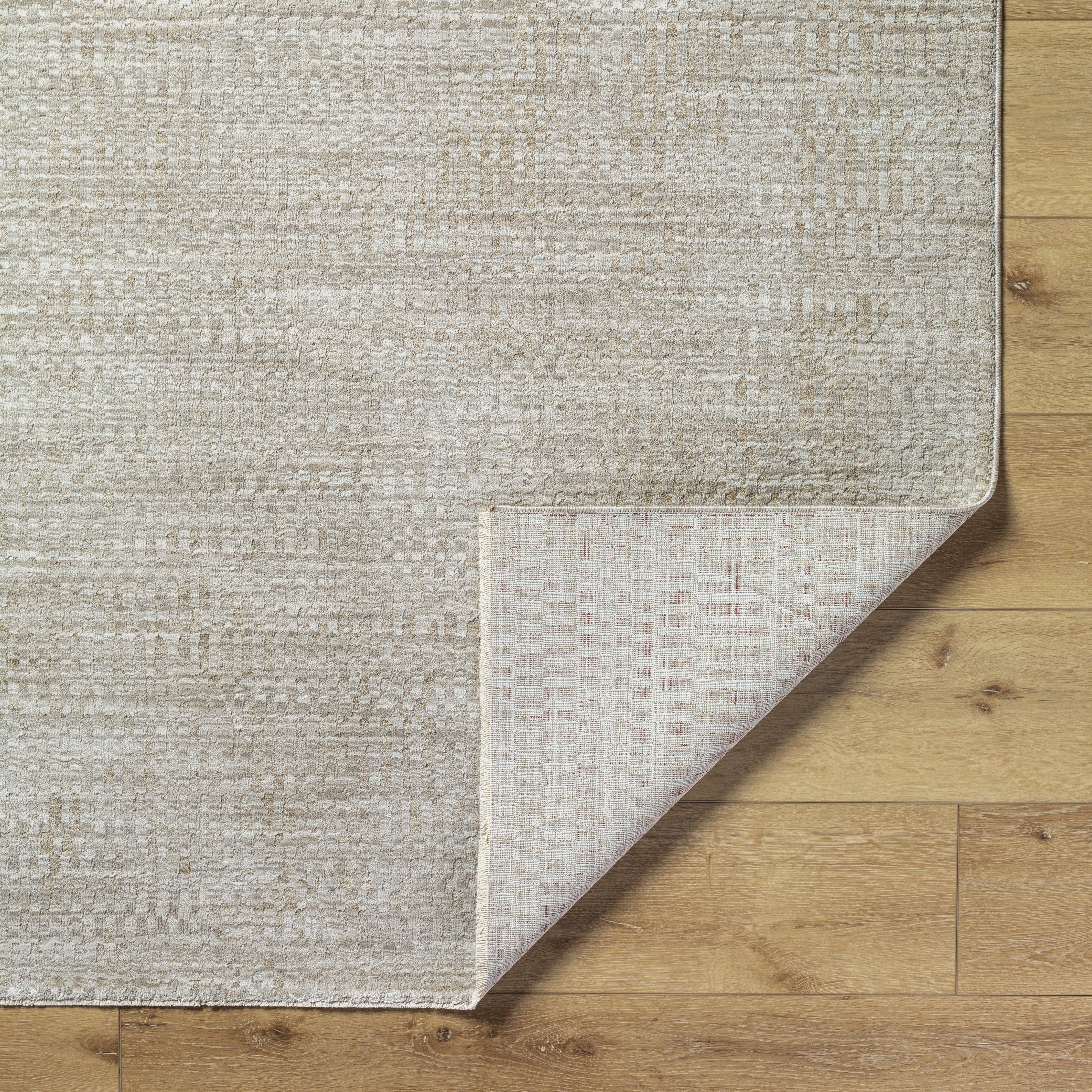 Masterpiece Beige Indoor 2'7" x 3'11" Machine Woven Rug - Image 4