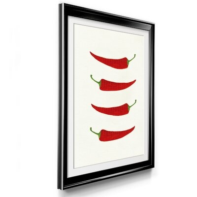 Hot Peppers - Picture Frame Print on Paper - Image 0