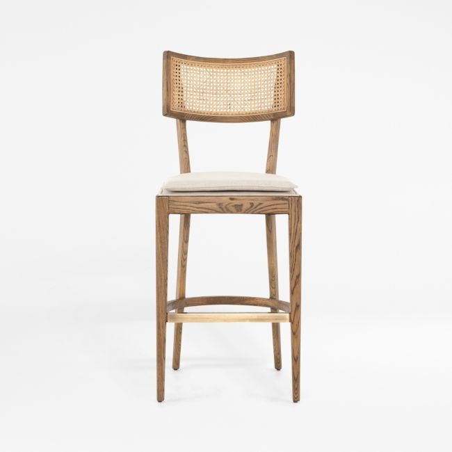 Libby Cane Counter Stool, Natural - Image 0