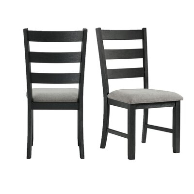 Red Barrel Studio® Nyzaire Standard Height Side Chair Set In Black - Image 0