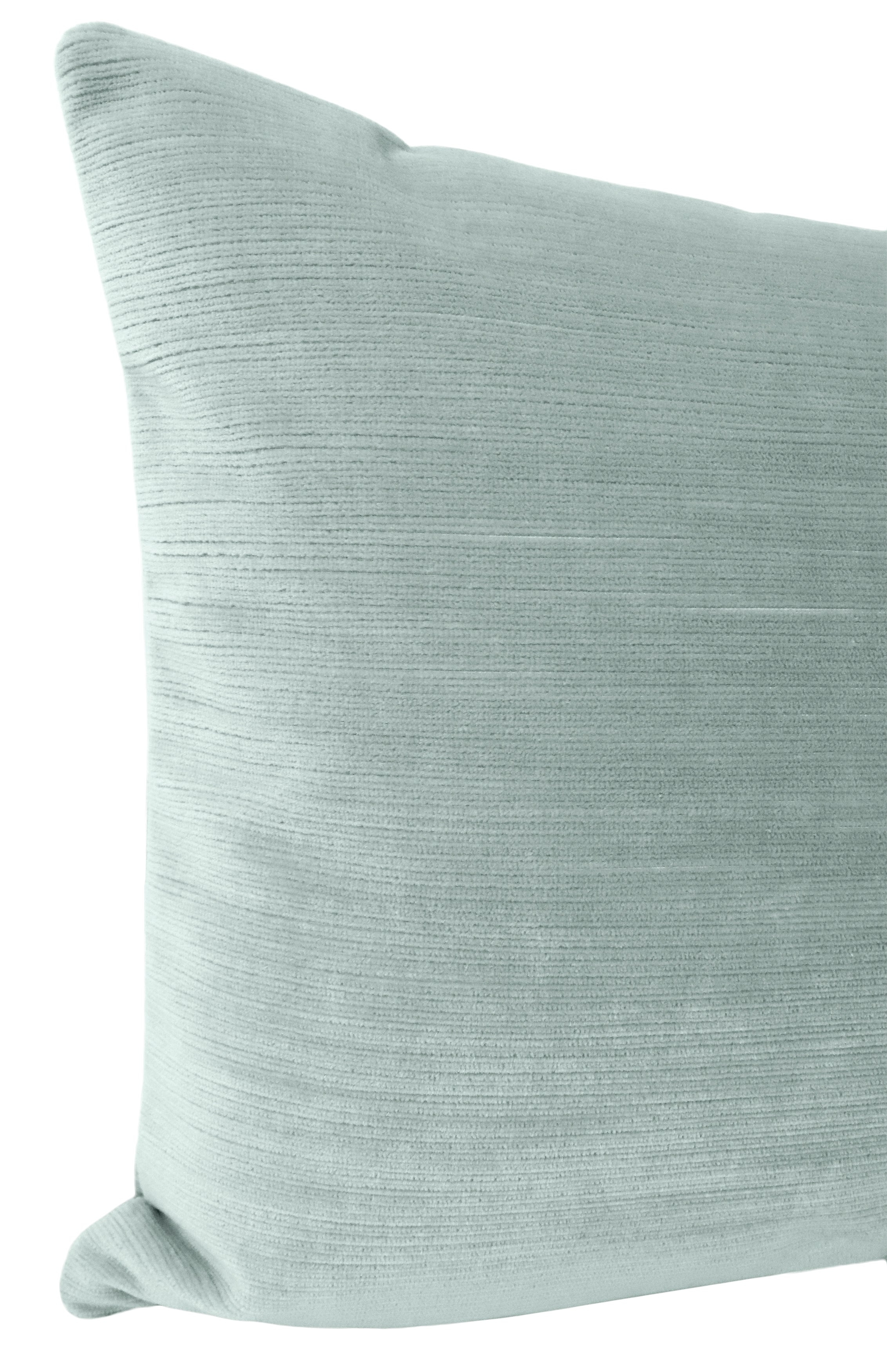 THE XL LUMBAR :: STRIE VELVET // SPA BLUE - 14" X 48" - Image 4