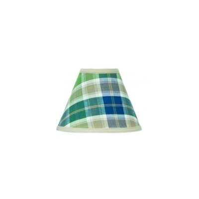Mcgee 8" H x 12" W Cotton Empire Lamp Shade ( Clip On ) in Blue - Image 0