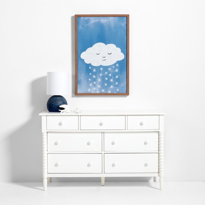 Rainy Cloud Large Framed Wall Art Print - Image 2