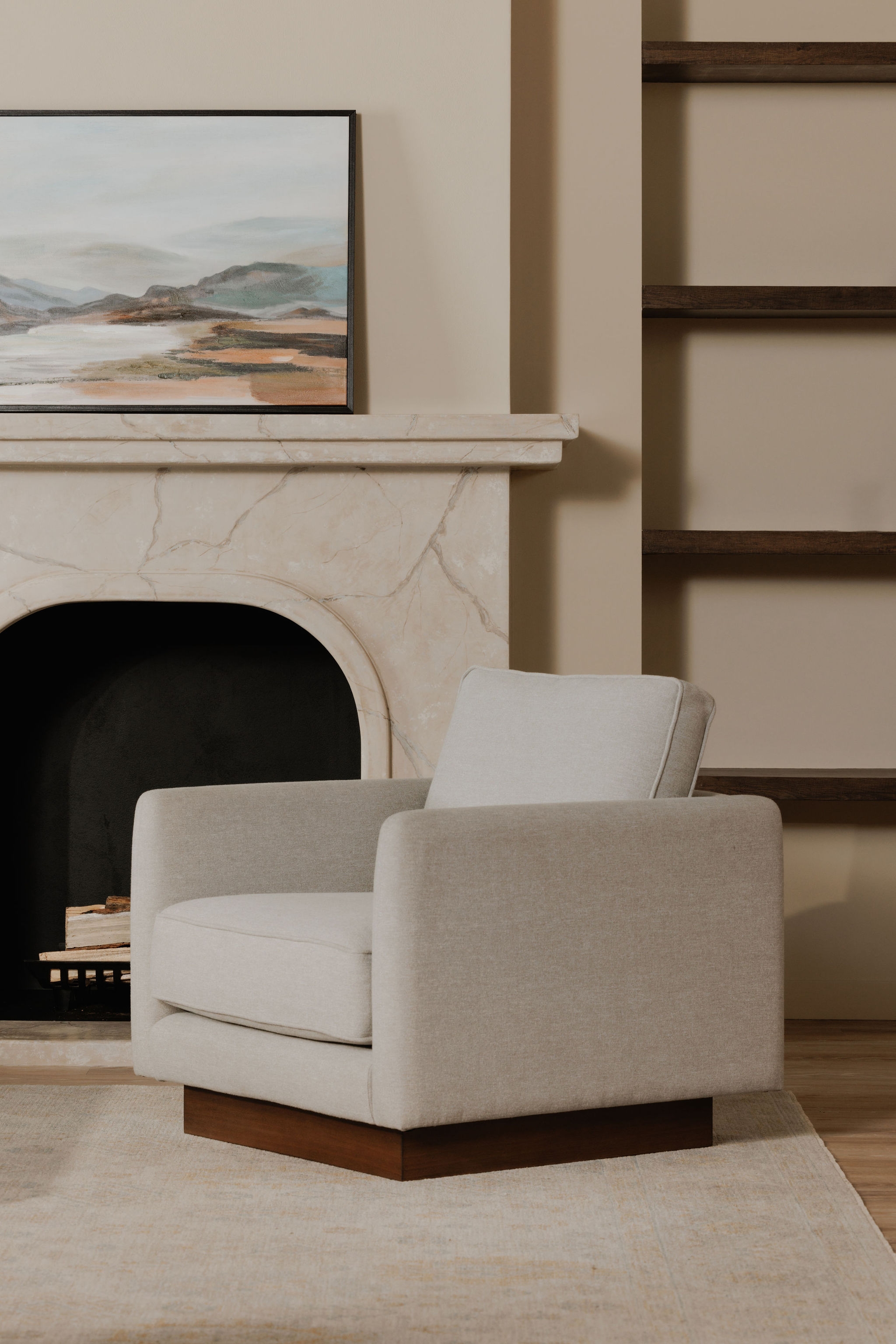 Vernon Accent Chair Grey - Image 6