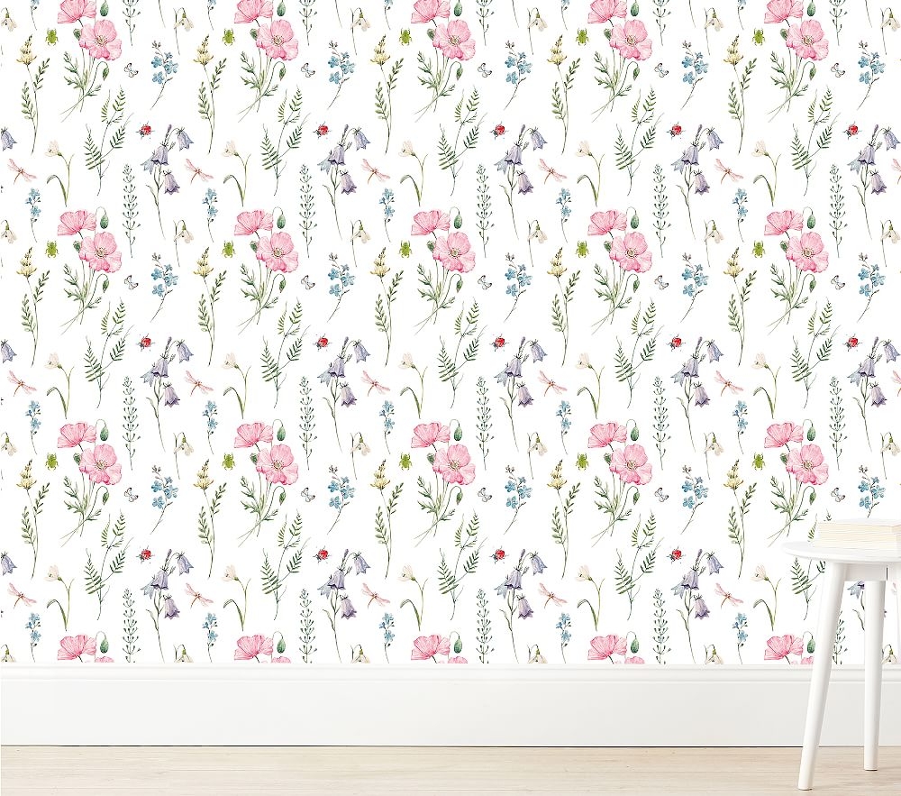 Wallpaperie Gentle Floral Wallpaper, Peel and Stick Panel - Image 0