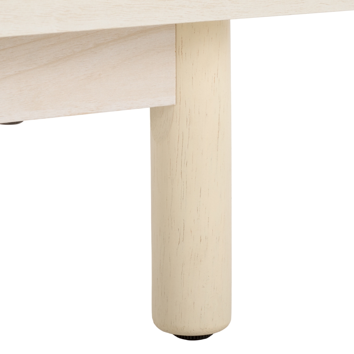 Aino 2 Door Media Stand - Bleached White / Natural - Safavieh - Image 3